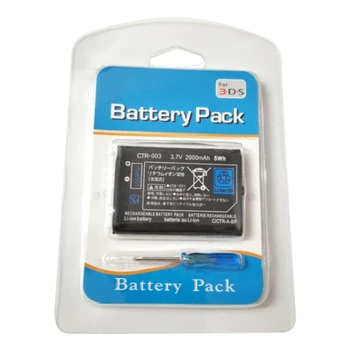 CTR-003 3,7 2000 mah Punjiva litij-ionska baterija sa skupom alata, Zamjenske Baterije za kontroler 3DS