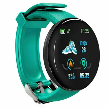 D18S 1,44 inču(s) je Pametan Sat Boja Zaslon Za Muškarce/Za Žene Smartwatch Sport Tracker Uređaji Za Mjerenje Krvnog Tlaka i Srčanog Ritma Monitori Elektronski Sat