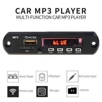 DC12V Bežični MP3 Dekoder Naknada Bluetooth 5,0 WMA Audio USB TF FM Radio Modul Zaslon Auto MP3 Player sa Daljinskim upravljačem