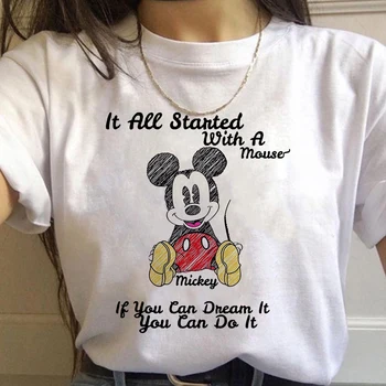 Disney ' S Mickey Mouse Loungefly Majice Ženske 2022 Moda Amerika Besplatna Dostava Ljetna Majica Kratkih Rukava Svakodnevni Ulični Ropa Mujer