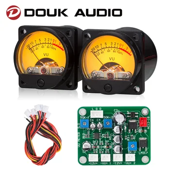 Douk Audio Dvostruki Analogni Mjerač VU za DIY Pojačala Prikaz Razine Zvuka i Modul Plaća Vozač Ploča DB Stereo Audio Spektar