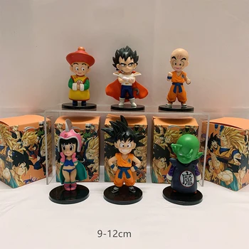 Dragon Ball Z Super Сайян Anime Model Goku Figurica DBZ Гохан Figurice Vegeta Kip Zbirka Igračaka Figma 6 kom.