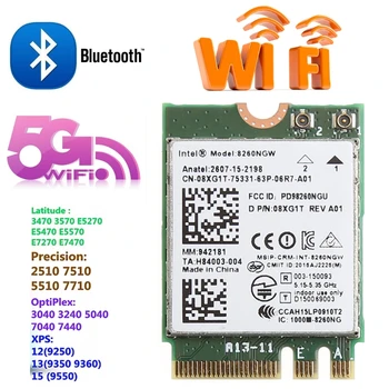 Dual-Band 2,4 + 5 Ghz 867 M Bluetooth V4.2 NGFF M. 2 WLAN WiFi Modul Wifi kartice Za Intel 8260 DELL AC 8260NGW DP/N 08XJ1