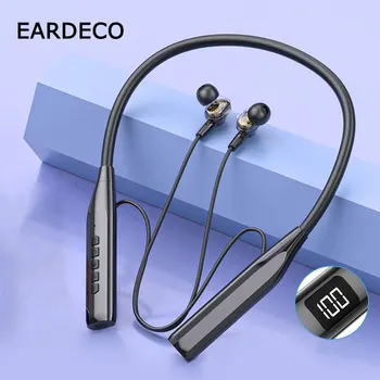 EARDECO 4 Zvučnika, Bluetooth Slušalice su Bežične Slušalice s шейным Ободком Stereo V5.2 Hi-Fi Slušalice Dubok Bas ENC Buke