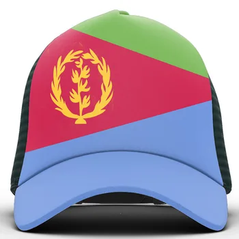 Eritreja Muški šešir za Besplatno Prilagođene Ime Broj Fotografija Nacionalna zastava Države Eritreje Kapu Unisex