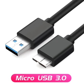 FONKEN USB 3.0 Micro-B USB Kabel USB A-Micro B Kabel Za Prijenos Podataka 1 M Za Samsung NOTE3 S5 Punjenje HDD Tvrdi Disk Vanjski Kabel