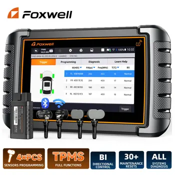 FOXWELL NT809TS TPMS Programski alat Za Dijagnostiku Svih Sustava Двунаправленное Upravljanje 30 + Reset OBD2 Bluetooth Auto-Skener