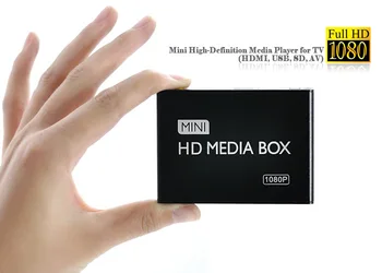 Full HD 1080 P Vanjski USB media player S SD Media Box Podrška za MKV H. 264 RMVB, WMV HDD media player Za Auto K7