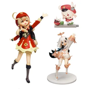 Genshin Impact Paimon Anime Figure, PVC Igračke Klee Venti Brojka Brojka, Zbirka Model Lutka Figurica Slatka Djevojka Figurica Brinquedos