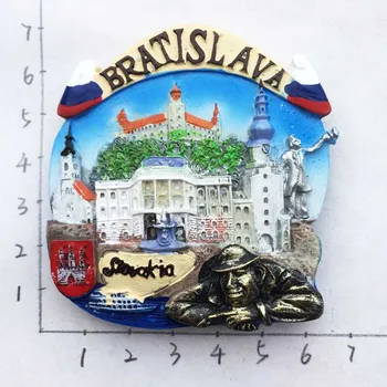 Glavni grad Slovačke, Bratislava atrakcija turistički suvenir magnetne naljepnice hladnjak