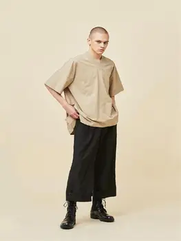 Gospodo nove tamne hlače Yamamoto Yoji u europskom i američkom stilu za odmor i slobodne devet široke hlače