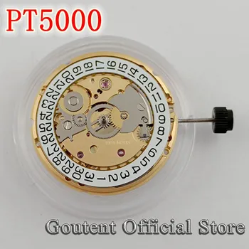 Goutent New Golden Asia PT5000 Automatski Mehanički Satni Mehanizam 28800 la si Klon 2824 Prikaz Datuma