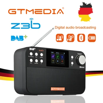 GTmedia Z3B DAB Prijenosni Radio-FM Digitalni Snimač 2,4-inčni TFT-LCD zaslon u boji Bluetooth Podrška digitalni player