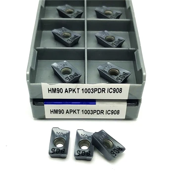 HM90 APKT1003 PDR IC908 Glodanje okretanje alata CNC stroj Indeksirati umetanje APKT 1003 high-end Rezni alat alati za tokarenje