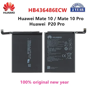 Hua Wei 100% Original Bateriju HB436486ECW 4000 mah Za Huawei Mate 10 Mate 10 Pro/P20 Pro AL00 L09 L29 TL00 Izmjenjive Baterije