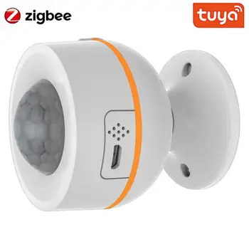 Inteligentni senzor pokreta Tuya Zigbee PIR sa senzorom za temperaturu i vlagu USB napajanje Radi sa hub TUYA