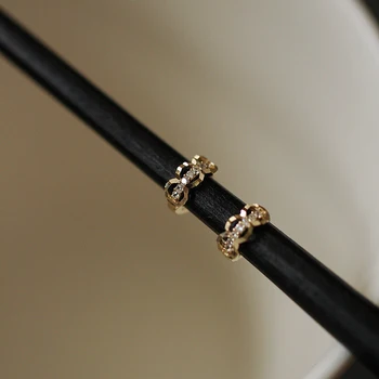 Jedinstveni dizajn vještine dijamant valovita stare francuske naušnice rafiniran i elegantan ženski šarm srebrni nakit