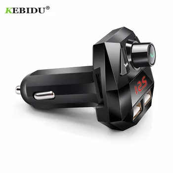 KEBIDU Auto Bluetooth 5,0 Mp3 player, FM odašiljač za telefoniranje bez korištenja ruku Аудиоприемник 3.1 A Dvostruki USB Brzo Podržava TF/U Pogon