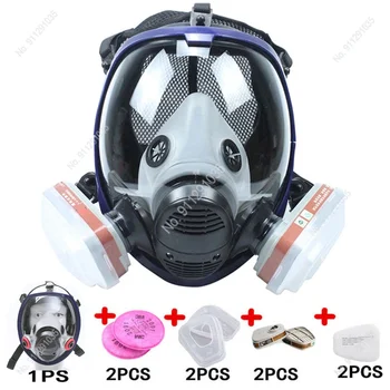 Kemijska Maska 6800 Mask Prašinu Respirator Boja Пестицидный Sprej Silikon Полнолицевые Filteri za Laboratorij za Zavarivanje