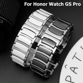 Keramički Remen Za Honor Watch GS Pro Narukvica Od Nehrđajućeg Čelika keramičke Remen Za sat Huawei Honor Watch GS Pro Narukvica Correa