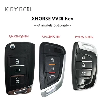 Keyecu Univerzalni Pametan Beskontaktni Daljinski Auto Privjesak za Ključeve VVDI VVDI2 Key Tool XSKF01EN XSMQB1EN XSCS00EN Engleska verzija