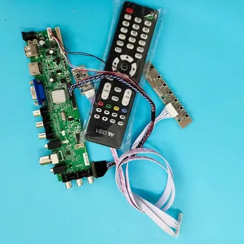 Kit za LP156WH3-TLL1/LP156WH3-TLQ1 kontroler signala 40pin DVB-T daljinski upravljač WLED VGA LED HDMI digitalni 1366 X 768 TV LVDS USB AV