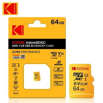 Kodak Najbolja cijena U3 micro sd kartica od 32 GB, 64 GB I 128 GB SDXC/SDHC class 10 Flash memorijska Kartica micro sd 32gb kartica Besplatna dostava