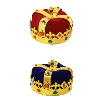 Kralj Crown Djeca Kralj Princ Cosplay Kostim Pribor Dance Party Maske Odijelo Rekvizite Scenski Prikaz Isporuke Krune