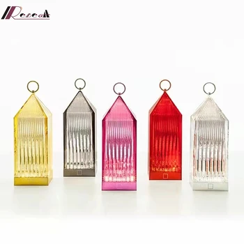 Kristalna Lampe Za Kartel Talijanski Dizajn Katell Baterija Punjiva Lampa Ambijentu Restorana Ukrasne Noćne Svjetiljke