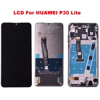 LCD zaslon za Huawei P30 Lite Za Huawei Nova 4e Zamjena LCD-a, 4 GB, 6 GB MAR-LX1A LX1M LX2 L21A L01A LCD zaslon osjetljiv na dodir