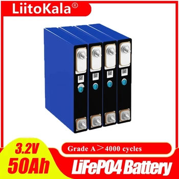 LiitoKala 3,2 U 50Ah lifepo4 ćelija litij-željezo fosfat za 12 52Ah baterija baterija baterija baterija baterija diy za skladištenje solarne energije