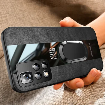 Luksuzna Kožna Torbica-prsten Za telefon Xiaomi Mi 10T Lite 11T Pro Poco X3 NFC X3 GT F3 M3 M4 Pro, Torbica Za Redmi Note 10 11 Pro