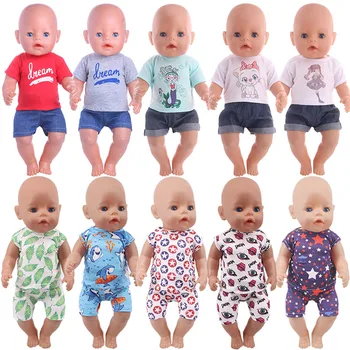 Lutka Casual Odjeća odjeća za spavanje Gaćice Za 18 Cm Američkog i 43 cm Generacije Baby Born Lutku Odjeća i Pribor Za Djevojčice Ruske Igračke u Svojim Rukama