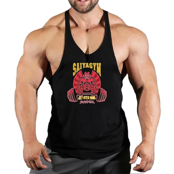 Majice Za Bodybuilding, Muška Pamučna Majica Bez Rukava, Odjeća Za Vježbanje U Fitness, Mosnica, Majica, Muško Godina Casual Prsluk S Po Cijeloj Površini