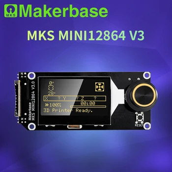Makerbase MKS MINI12864 V3 Umetanje SD Kartice Prednji LCD Smart Screen 3D-printer rezervni Dijelovi MKS SKR VORON mini 12864