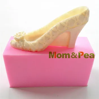 Mama i Grašak 0952 Besplatna Dostava Ženske Cipele U Obliku Silikonske Forme ukrasite Kolač čokolada gluposti Torta je 3D Kalup Hrane