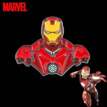 Marvel Avengers Iron Man Ikonu Broš za Kostim Ruksak Nakit Pribor Tony Stark Crtani Superheroj Emajl Нагрудная Pin