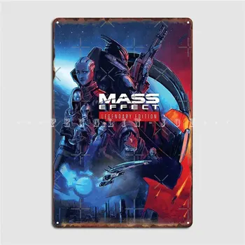 Mass Effect Legendarno Izdanje Metalna Pločica Zidni Plakat Špilja Pub Garaža Klasicni Slikarstvo Dekor Жестяная Firma Poster