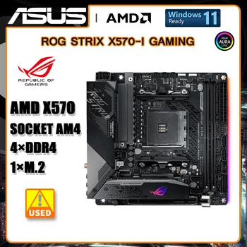 Matična ploča X570 AM4 za cpu Ryzen 5 5600X Asus ROG STRIX X570-I IGRAONICA za DDR4 64 GB PCI-E 4,0 M. 2 SATA III i USB 3,2 HDMI Mini-ITX