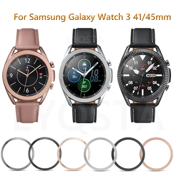 Metalni Okvir prsten Za Samsung Galaxy Watch 3 41 mm/3 45 mm Zaštitni Prsten Poklopca u Branik Naljepnice Torbica Galaxy Watch3 Pribor TPU