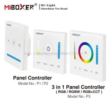 MiBoxer Pametan Led Kontroler Dodir Za RGB RGBW RGB + CCT/jedne boje Lampa P1 P2 P3 Zidni Kontroler osjetljivog na Dodir