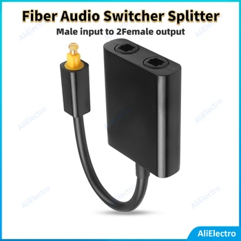 Mini 1 M Svjetlovodni Kabel od čovjeka do Čovjeka s Audio od 1 do 2 Ženski Razdjelnik Adapter Micro Usb Kabel Toslink Digitalni Besplatna Dostava