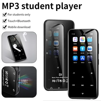 Mini je Tanak MP3-player s Bluetooth speakerphone, Dodirna tipka, Ugrađena 16 Gb Hi-Fi Metalni Mini Prijenosni Walkman sa snimanja FM-radio