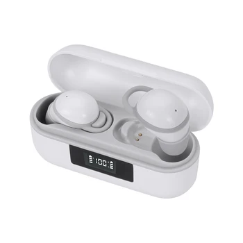 Mini Slušalice za Spavanje Bluetooth Maleni Slušalice True Bežične Slušalice, Punjač Torbica za telefoniranje bez korištenja ruku za Telefone iPhone i Android