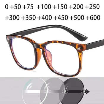 Moderan Dizajn Retro Trg Rimless Naočale Za Čitanje Muške, Ženske Optički Naočale Su Unisex Naočale +50 +75 +100 +150 +200 +250 Do +600