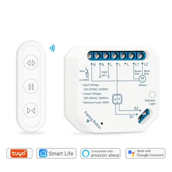 Modul Prekidača Roloa za zavjese WiFi Радиочастотным Daljinskim upravljačem Tuya Smart Life App Timer Google Home Alexa Glasovno Upravljanje