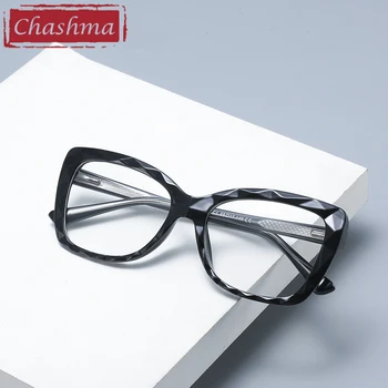 Naočale za Naočale od Acetata i Transparentan Okvir za Recept žena, Optički Naočale za Recept Leće