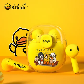 Nove B. Duck Pravi bežične Bluetooth slušalice 5,0 K18 Yellow duck TWS HIFI niske latencije smart touch stereo slušalice