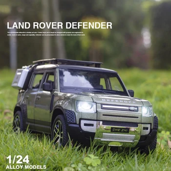 Novi 1:24 Land Rover Defender Suv autić Od Legure za Lijevanje Pod Pritiskom i Igračke Vozila Model Vozila Minijaturna Razmjera Model Automobila Igračke Za Djecu Pokloni
