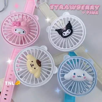 Novi Anime Cinnamoroll Kuromi Mini Ventilator Sat My Melody Lotso Usb Kabel Za Punjenje Ventilator Sport Na Otvorenom Prijenosni Mali Ventilator Ručni Ventilator Za Odrasle